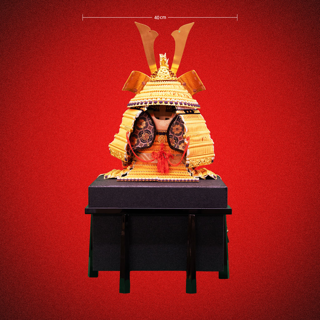 Ausstellung japanischer Samurai-Rüstungen – Hochwertige Rüstungsreplik im Stil von Tokugawa Ieyasu