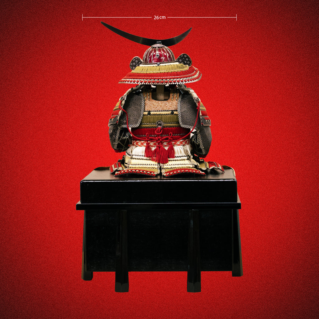 Date Masamune Yoroi – Crescent Moon Kabuto Handcrafted Display Armor