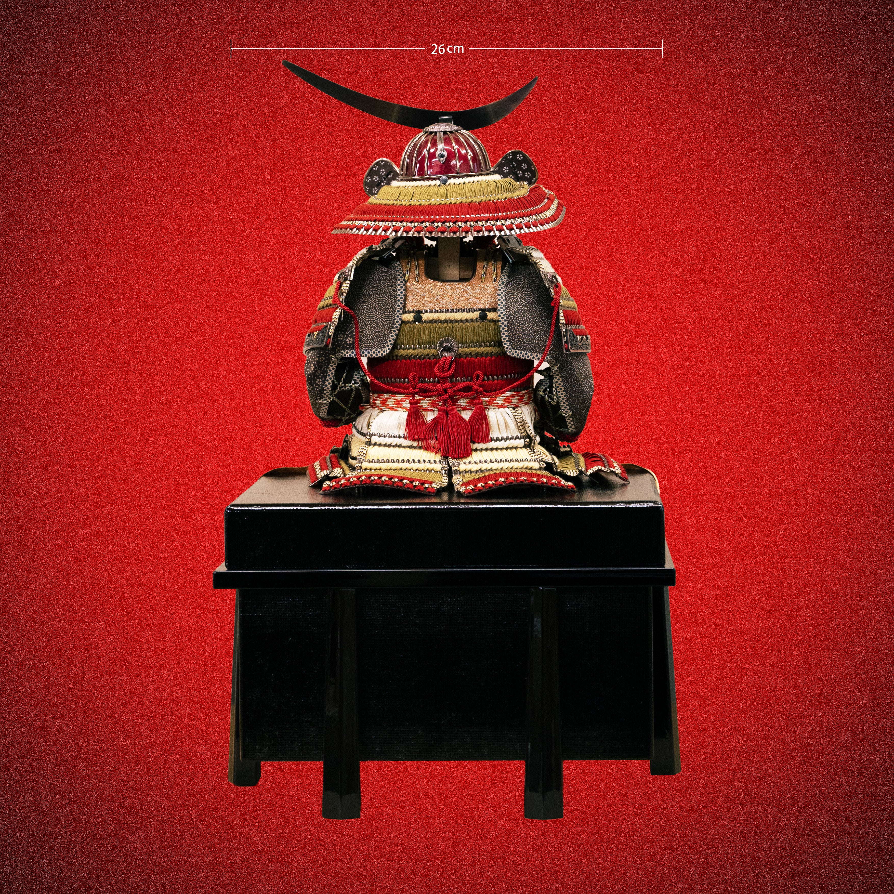 Date Masamune Yoroi – Crescent Moon Kabuto Handcrafted Display Armor