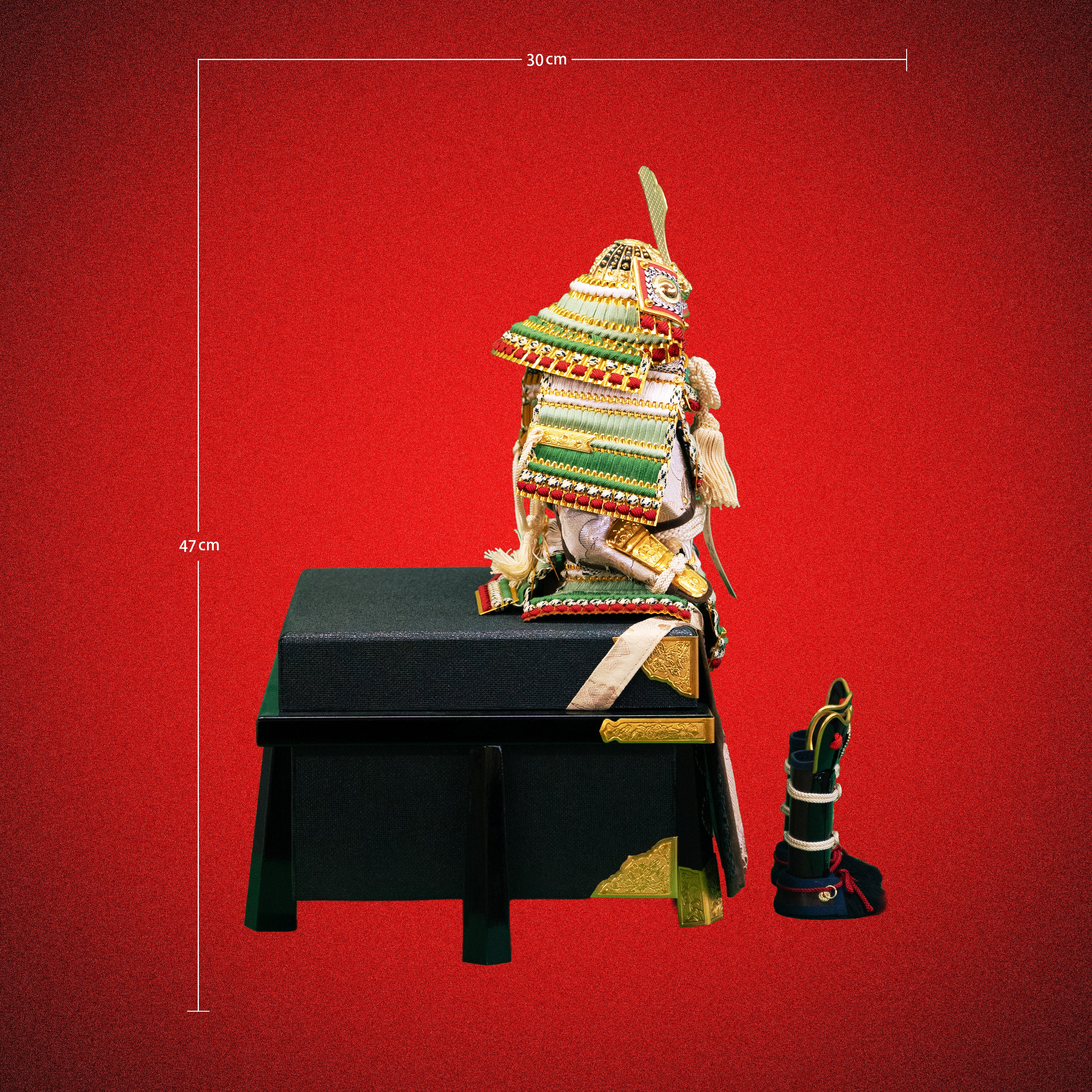 Traditional Ō-Yoroi Display – Handcrafted Festival Samurai Armor
